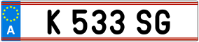 Truck License Plate